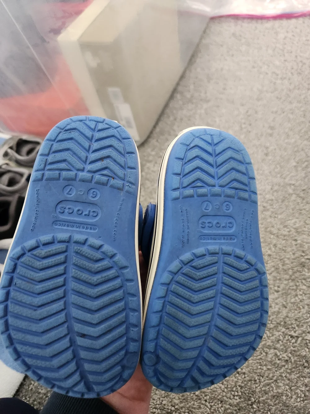 Crocs Kids Classic Clog - Blue Size 6/7